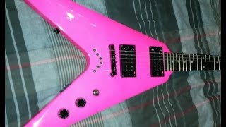 Video thumbnail for 2006 Pink Dean Baby V Guitar Review By Scott Grove by Groovy Music Lessons