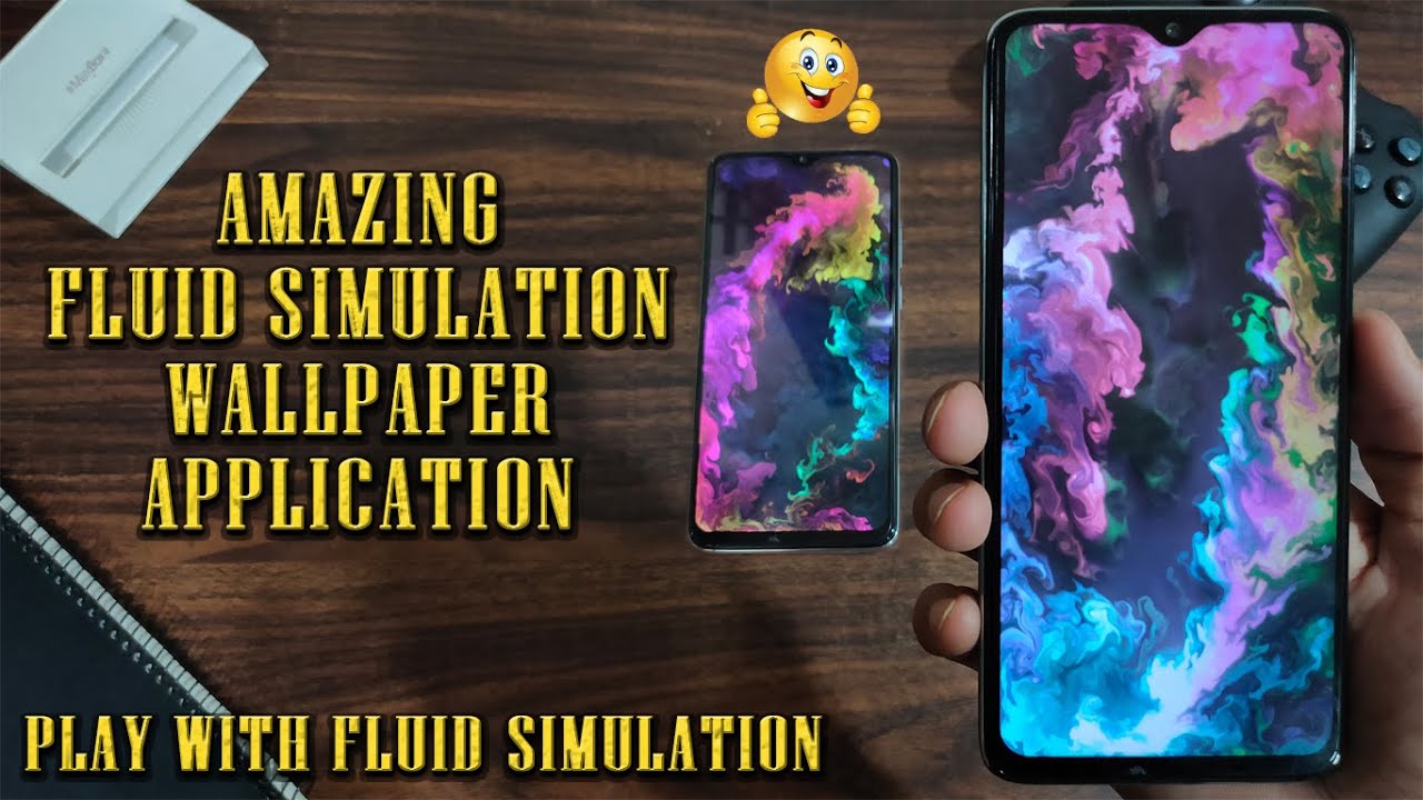 Fluid Simulation Wallpaper | Make Your Homescreen Amazing | Swipe Water Simulation Wallpaper App