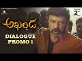 Akhanda Dialogue Promo 1 Nandamuri Balakrishna Boyapati Srinu Thaman S Dec 2nd