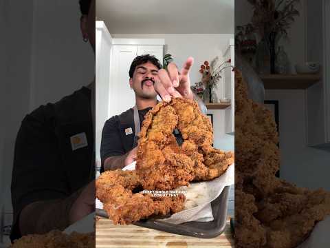 the secret to a PERFECT milanesa! #cooking 😫🥩