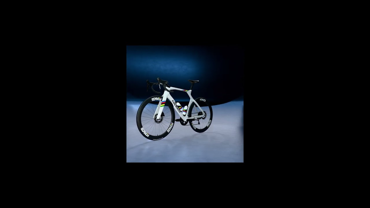 Bicicleta de carretera COLNAGO Y1Rs arco&iacute;ris edici&oacute;n Tadej Pogacar GOAT Modelo 3D