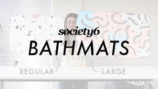 Bath Mats from Society6 - Product Demo