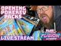 POKEREV MYSTERY PACKS Plus FUSION STRIKE SHOP LIVE STREAM POKEMON OPENING