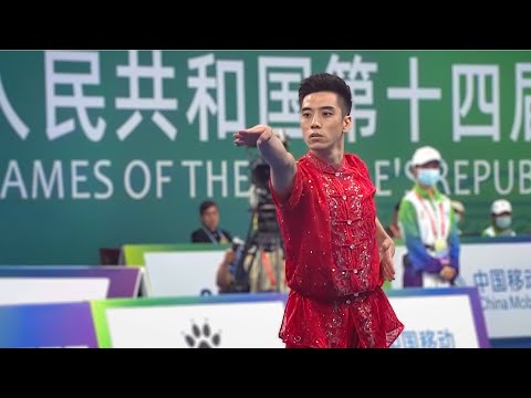 Chang Zhizhao's amazing 9.80 wushu changquan at the 14th All China Games