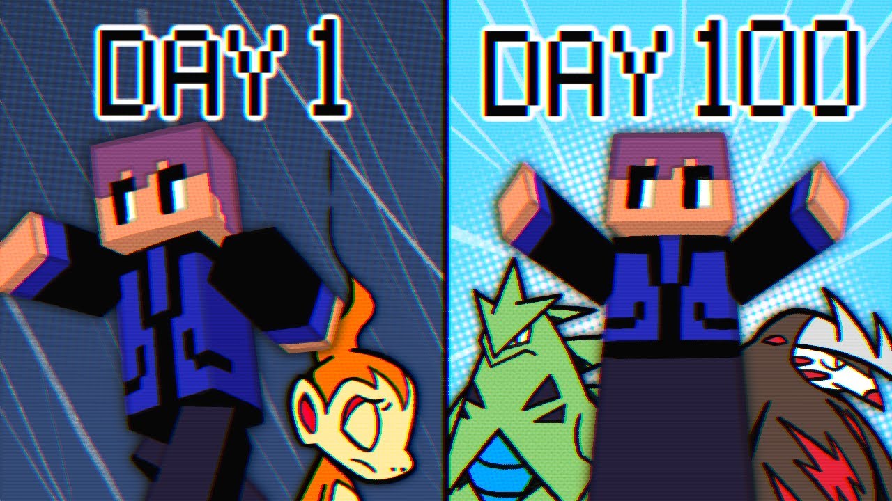 Competitive Pokemon Player Plays Pixelmon for 100 Days and This is What Happened