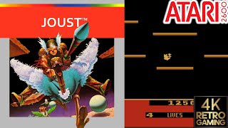 Joust Atari 2600 4k Gameplay