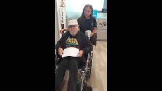 Sherry Watches Benl at Moffitt Cancer Center