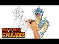 How to Draw Gyarados | Pokemon