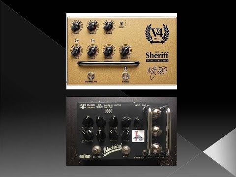 Victory V4 The Sheriff vs Effectrode Blackbird Tube Preamp Pedals