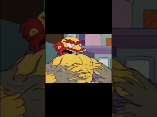 Vídeo relacionado con The Simpsons Groundskeeper Willie Tears Off Camiseta Sudadera