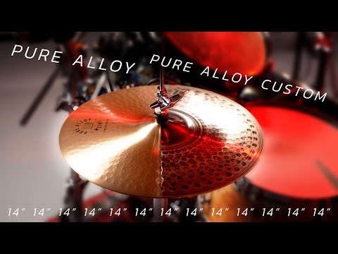 Meinl Pure Alloy Medium Hihat 14" vs Meinl Pure Alloy Custom Medium Thin Hihat 14" [Comparison]