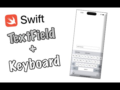 Swift Tutorial Dynamic TextField when Keyboard appears and disappears