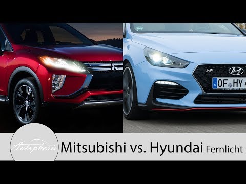 Mitsubishi Eclipse Cross vs. Hyundai i30 LED-Scheinwerfer Pro und Contra [4K] - Autophorie