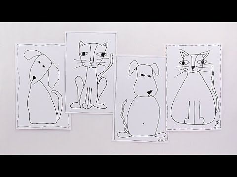 PREVIEW: How to Draw Dogs and Cats - with Barb Owen - HTGC Member Class s03e06