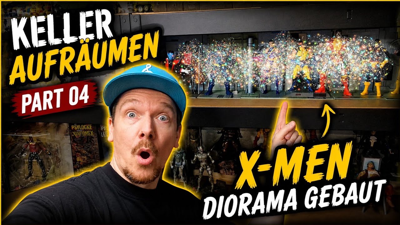 X-MEN Diorama Überraschung - Actionfiguren Sammlung im Keller |Part 04