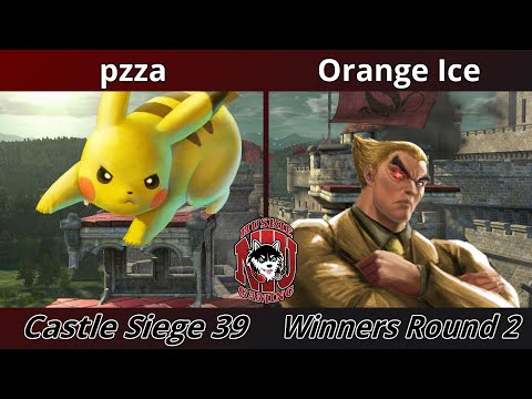 Castle Siege 39 - Winners Round 2 - pzza (Pikachu) vs Orange Ice (Kazuya)