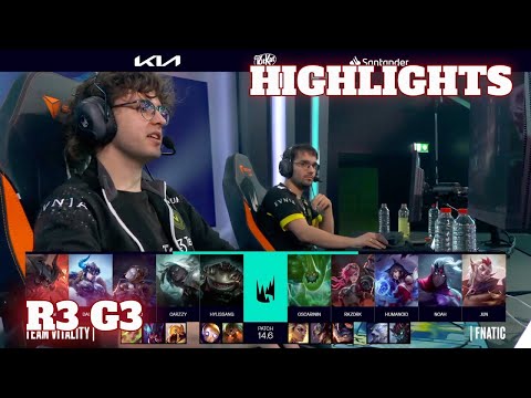 FNC vs VIT - Game 3 Highlights | Round 3 LEC Spring 2024 Playoffs | Fnatic vs Vitality G3