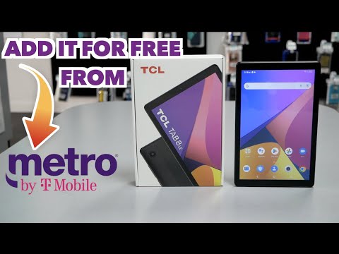 TCL TAB 8 LE Unboxing and Review the a Free Tablet from metro by t-mobile when you add on