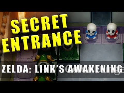 The Legend of Zelda Link's Awakening Switch Secret Color Dungeon entrance