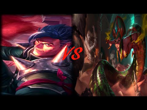 Darius Vs Cassiopeia Top lane gameplay Normal Blind Pick patch 6.11 (Platinum elo)