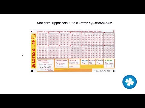 Lotto spielen - wie Du einen Lottoschein richtig ausfüllst!