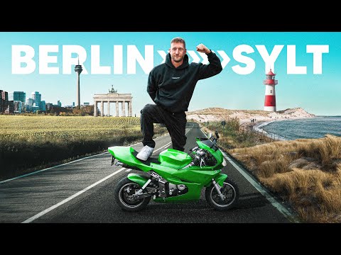 Mini pit bike with road approval from Berlin to Sylt | TRAVITY Drop!