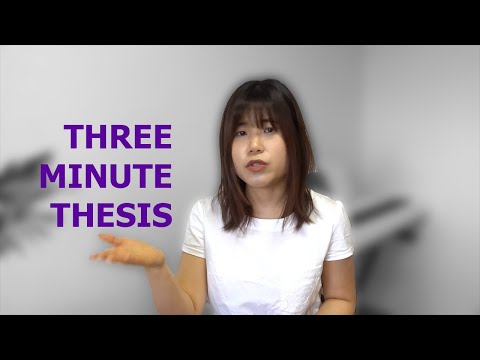 Three Minute Thesis (3MT) 2020 - Cao Vu Quynh Anh
