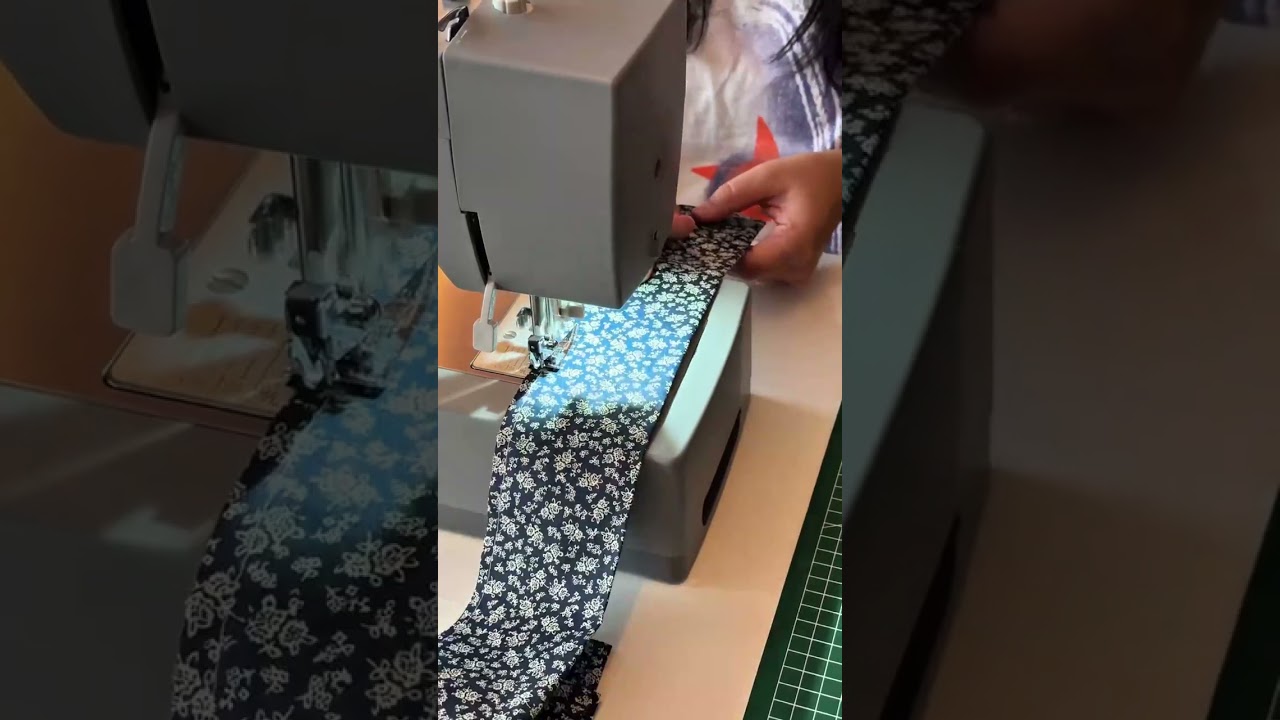 sew a ruffled book cover with me