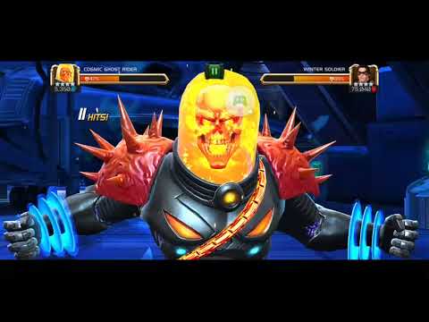 using my maxed 4 star cgr to solo rol winter soldier.  testing out.