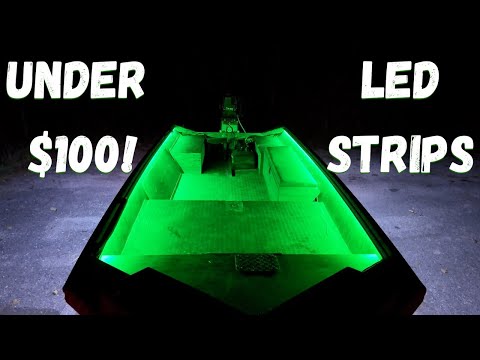 HOW TO INSTALL Duck Boat LED STRIPS (The Cheap/Easy Way)