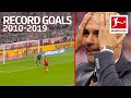 Top 10 Best Record-Breaking Goals of The Decade 2010-2019 - Lewandowski, Volland, Alcacer & More
