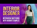 Interior Designer Interview Questions with Answer Examples