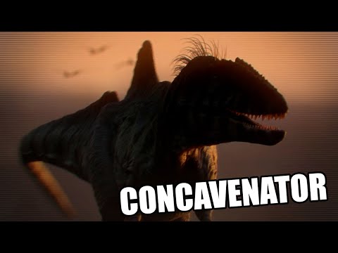 Concavenator animation (Jurassic World Dominion style)