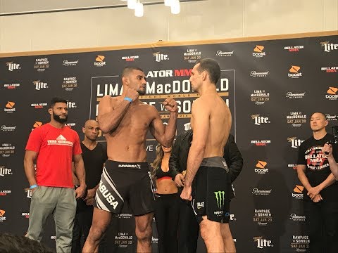 Bellator 192: Douglas Lima vs. Rory MacDonald Weigh-In Staredown – MMA Fighting