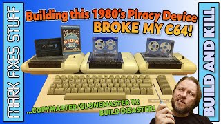 I built a 1980's Tape Piracy device and blew up my C64 ¦ Clonemaster V2 0