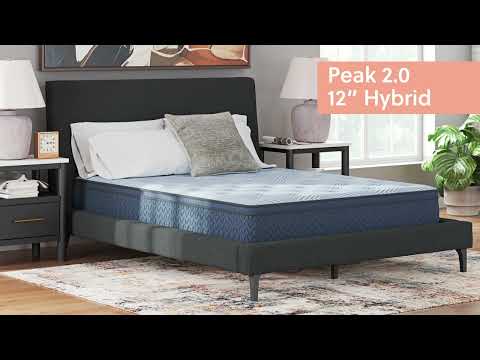 Ashley Sleep Essentials 12 inch Medium Hybrid 2.0 Queen Mattress