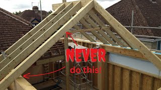 Demo - Does a vaulted roof push out at the wall-plate?