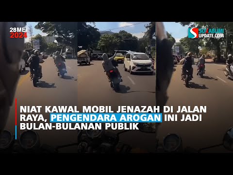 Niat Kawal Mobil Jenazah di Jalan Raya, Pengendara Arogan Ini jadi Bulan-bulanan Publik