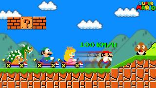 What Happens When Mario Gets FASTER Every Jump?
