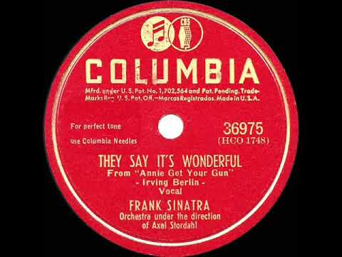 1946 HITS ARCHIVE: They Say It’s Wonderful - Frank Sinatra