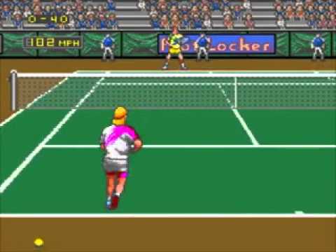 David Crane's Amazing Tennis - (Sega Genesis/Mega Drive)