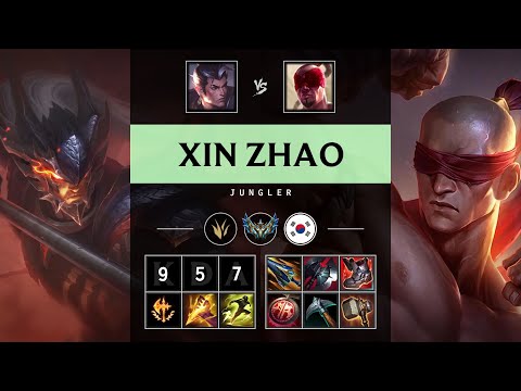 Xin Zhao Jungle vs Lee Sin - KR Challenger Patch 25.21