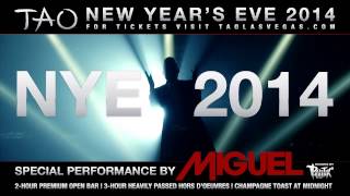 TAO New Years Eve 2014 with Miguel