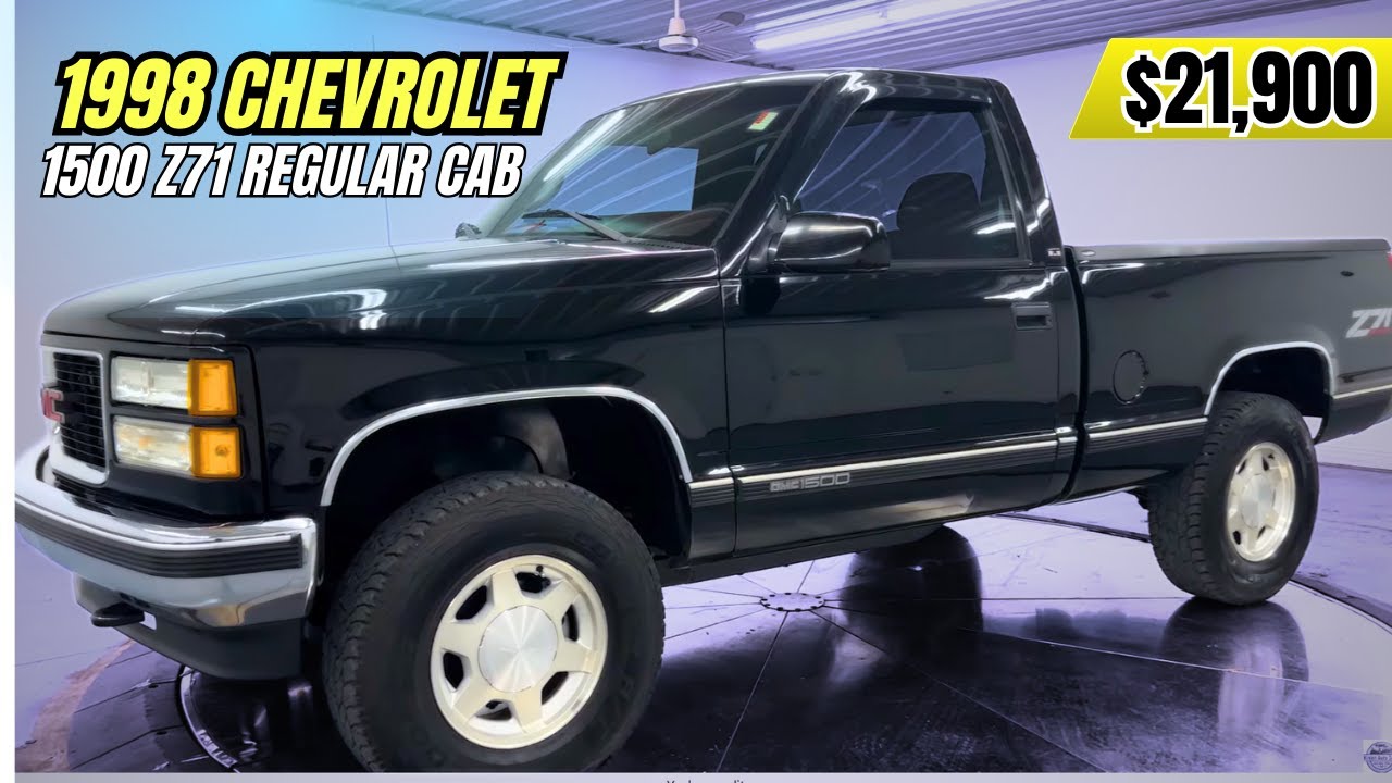 1998 GMC 1500 Z71 4x4 Regular Cab Short Bed | Clean ...