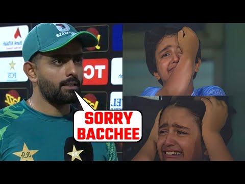 Pakistani little fan's badly Crying after Pakistan lost 3rd T20 against New Zealand #pakvsnz #pakfan