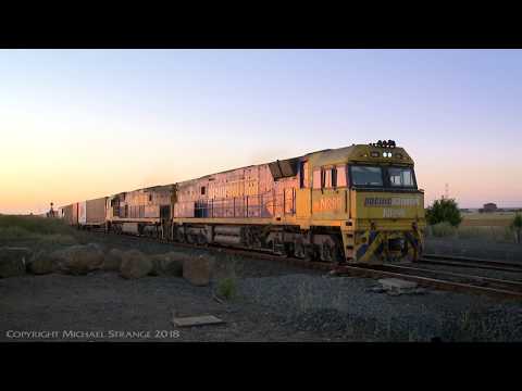 6PM6 Container Freight Departs Gheringhap - PoathTV Australian Trains & Railways