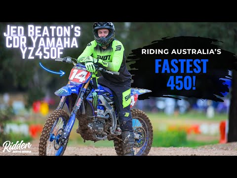 Testing Jed Beaton’s 2025 CDR Factory Yamaha YZ450F | RIDDEN