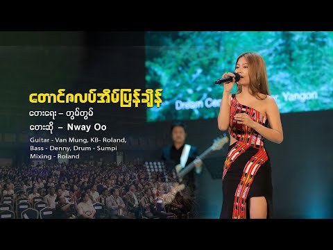 Nway Oo - တောင်ဇလပ်အိမ်ပြန်ချိန် (Live Version)