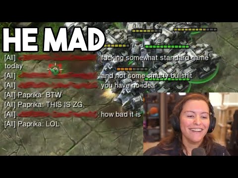 Caster Gets MAD When I play Mech Versus Protoss