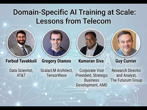 Domain-Specific AI Training at Scale: Lessons from Telecom